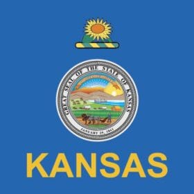 Kansas State Flag Wall Window Car Vinyl Sticker Decal