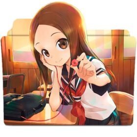 Karakai Jouzu No Takagi San vinyl sticker