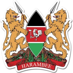Kenya Coat of Arms Emblem Wall Window Car Vinyl Sticker Decal