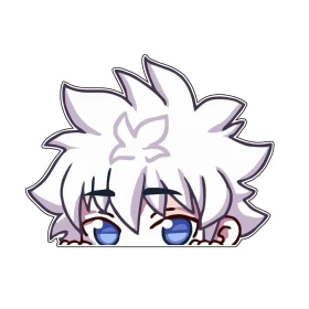 Killua Zoldyck Peaker Hunter vinyl sticker