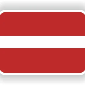 Latvia Latvian Latvia flag vinyl sticker
