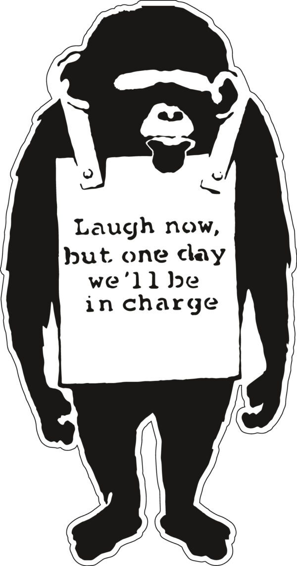 Laugh-Now-Banksy-Monkey-Wall-Art-vinyl-sticker