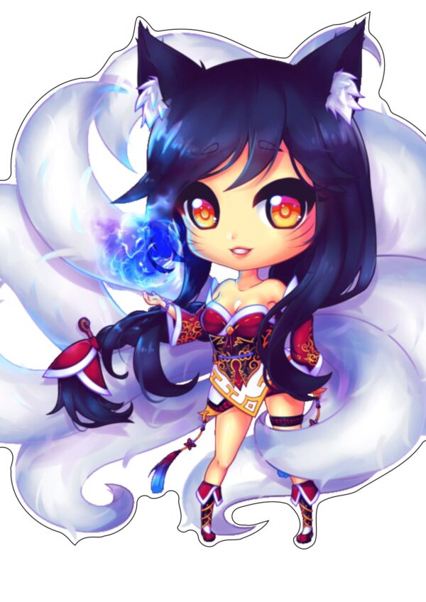 League Of Legends Ahri vinyl sticker