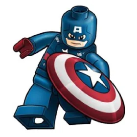 Marvel Character Captain America vinyl sticke