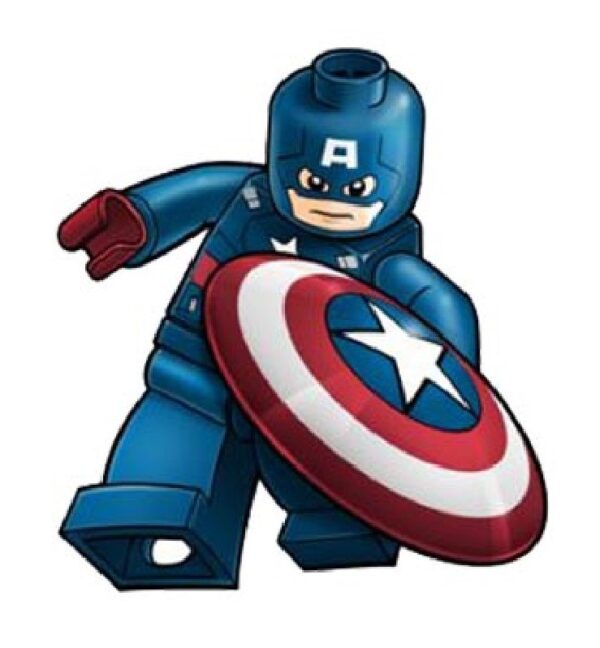 Marvel Character Captain America vinyl sticke