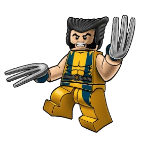Lego Superheroes Marvel Characters Wolverine vinyl sticker