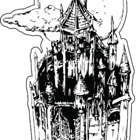 Lil Peep And Lil Tracy ​Castles Fan Art Vinyl Sticker