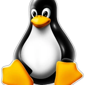 Linux Kernel Program Logo Icon Symbol Tux Penguin Brand Character Open-Source Unix-Like Operating System vinyl sticker