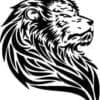 Lion Head Heraldic Emblem Symbol Pride Cut Out Vinyl Decal