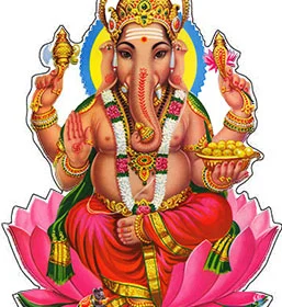 Lord Ganesh Vinyl Sticker