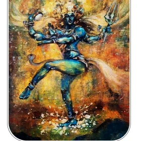 Lord Shiva Dancing Art