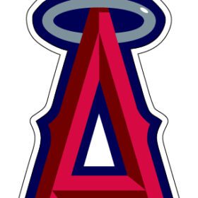 Los Angeles Angels of Anaheim MLB Logo vinyl sticker