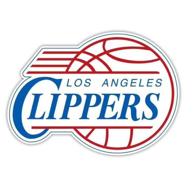 Los Angeles Clippers NBA Logo Basketball vinyl sticker