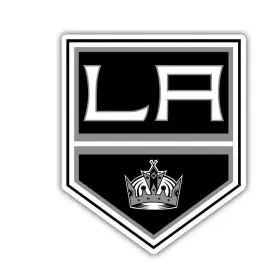 Los Angeles Kings Royal LA Crest Iconic NHL Hockey Logo Black Border Crown Emblem Team Pride vinyl sticker