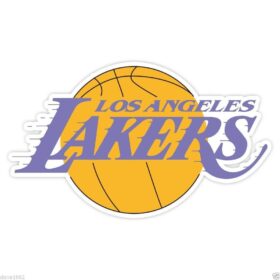 Los Angeles Lakers vinyl sticker