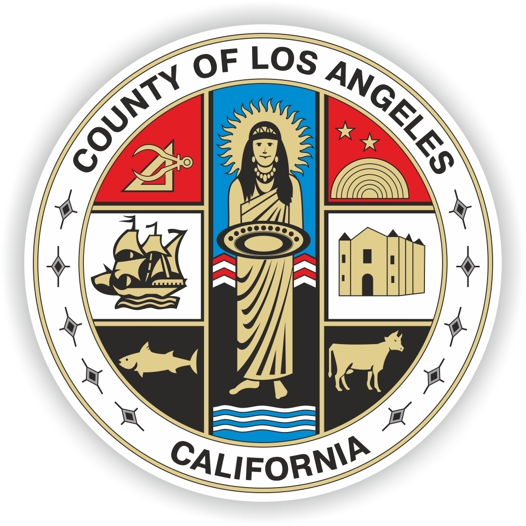Los Angeles county seal California Vinyl Sticker - AG Design