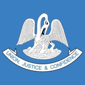 Louisana State Flag Wall Window Car Vinyl Sticker Decal