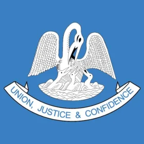 Louisana State Flag Wall Window Car Vinyl Sticker Decal