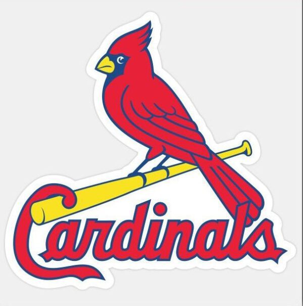 MLB Cardinals Bird vinyl sticker