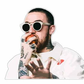 Mac Miller Opposite Of Adults vinyl sticker