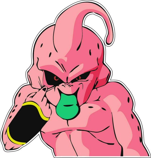 Majin Buu Peeker Dragon World Vinal Sticker