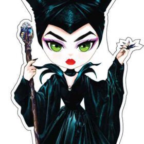 Maleficent Ready vinyl sticker