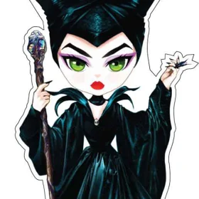 Maleficent Ready vinyl sticker