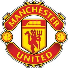 Manchester United 1998 Retro Design Vintage logo Football Club Collectible Sports vinyl sticker