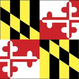Maryland State Flag Wall Window Car Vinyl Sticker Decal