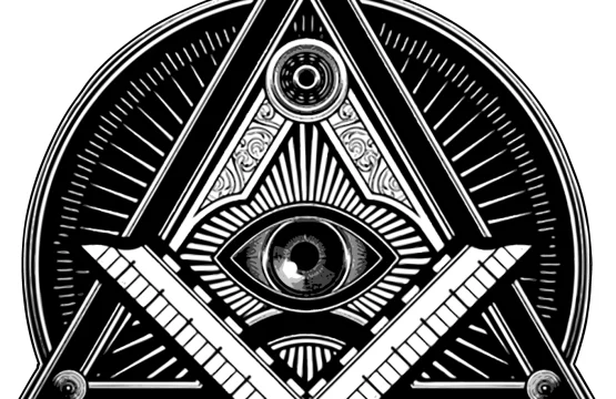 Masonic Illuminati Eye Symbol vinyl sticker