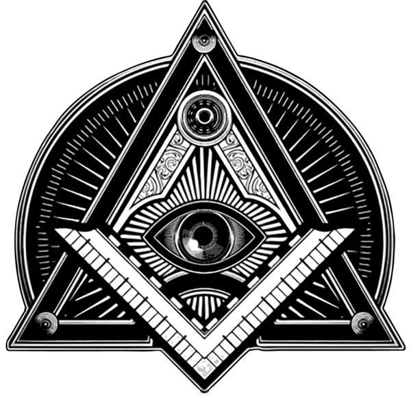Masonic Illuminati Eye Symbol vinyl sticker
