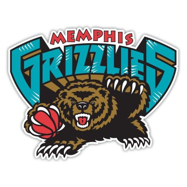 Memphis Grizzlies NBA Logo Basketball vinyl sticker