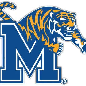 Memphis Tiger 1 NCAA Logo vinyl sticker