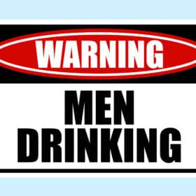 Men Drinking Warning Sign Drunk Man Cave Tavern Humor Alcohol Joke Vine Beer Vodka Rom Cognac Brandy Taste Funny Gift Bar Rules Pub Decor vinyl sticker