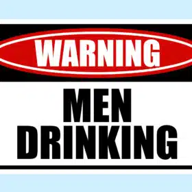 Men Drinking Warning Sign Drunk Man Cave Tavern Humor Alcohol Joke Vine Beer Vodka Rom Cognac Brandy Taste Funny Gift Bar Rules Pub Decor vinyl sticker