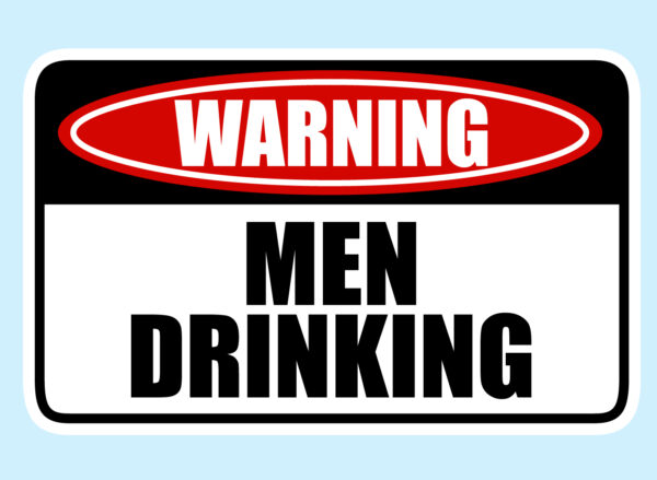 Men Drinking Warning Sign Drunk Man Cave Tavern Humor Alcohol Joke Vine Beer Vodka Rom Cognac Brandy Taste Funny Gift Bar Rules Pub Decor vinyl sticker