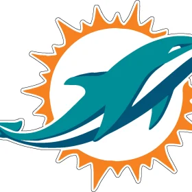 Miami Dolphins vinyl sticker