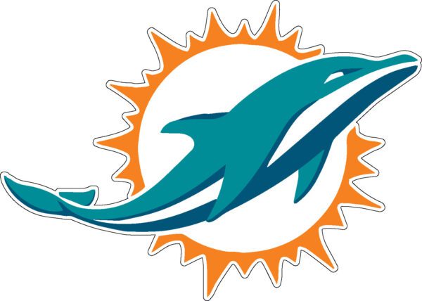 Miami Dolphins vinyl sticker