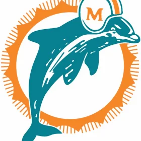 Miami Dolphins vinyl sticker