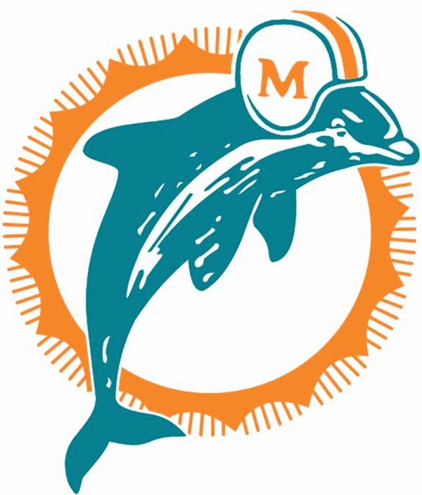 Miami Dolphins vinyl sticker