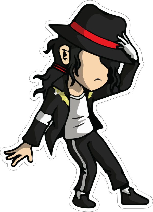 Michael Jackson Moonwalker Dance Vinyl Sticker