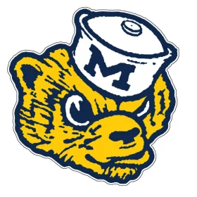 Michigan Wolverines NCAA 4 vinyl sticker