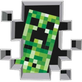 Minecraft-Creeper-Breaking-Wall-Vinyl-Sticker