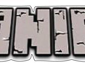 Minecraft Style Daniel Logo vinyl sticker