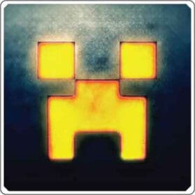 Minecraft Video Game Black Creeper Vinyl Sticker