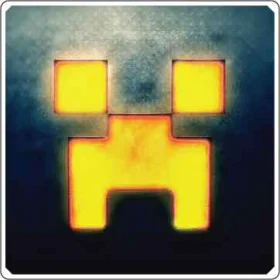 Minecraft Video Game Black Creeper Vinyl Sticker