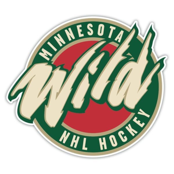 Minnesota Wild 1 NHL Hockey vinyl sticker