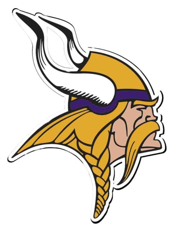 Minnesota Vikings Sport Logo Vinyl Sticker