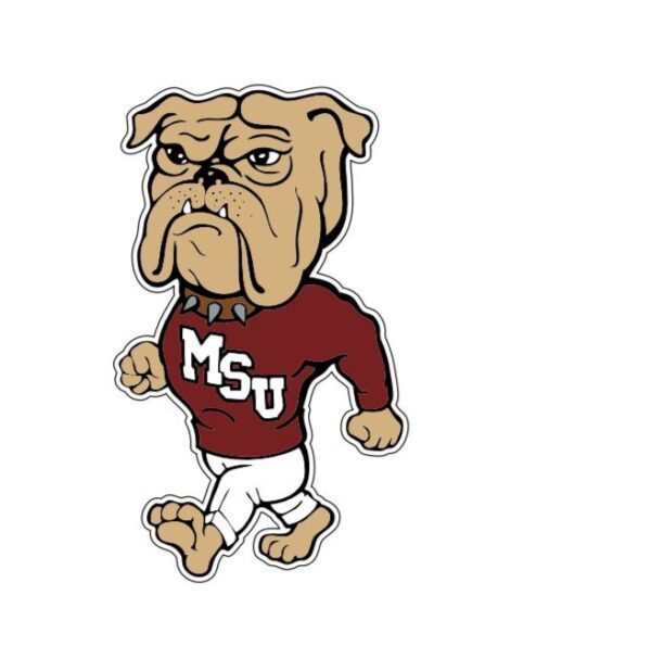 Mississippi State Bulldogs 1 NCAA Logo vinyl sticker