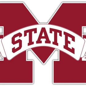 Mississippi State Bulldogs 3 vinyl sticker
